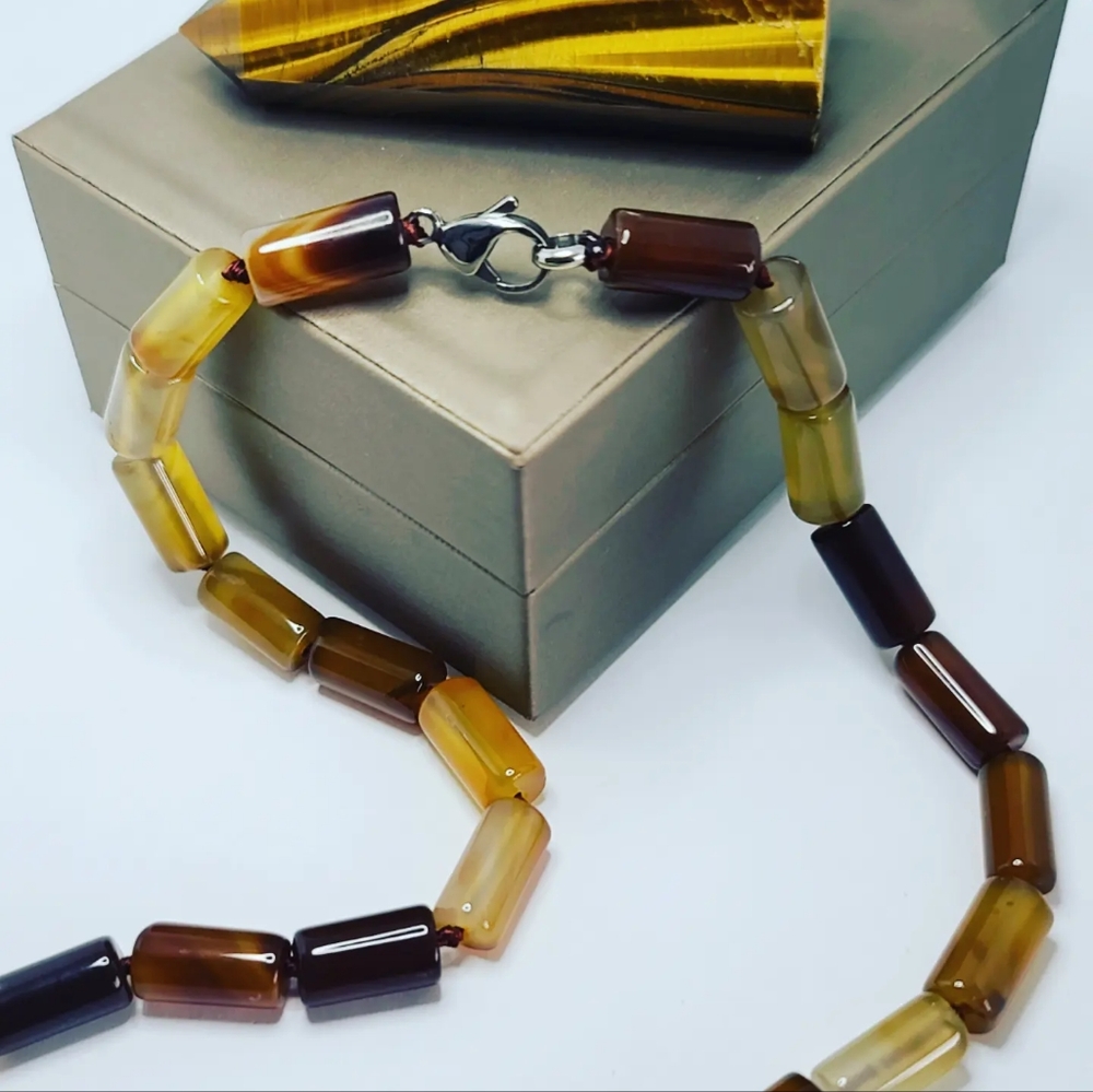 Lace Agate necklace